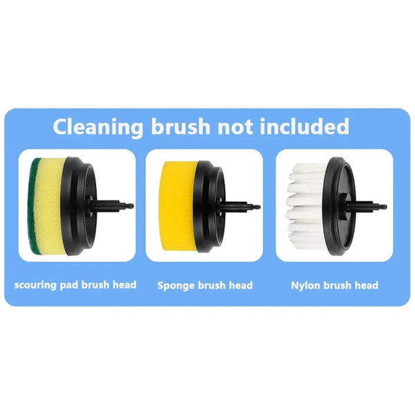 Multifunctional Electric Cleaning Brush with Scouring Pad Attachment - Gifts for You 'n Me