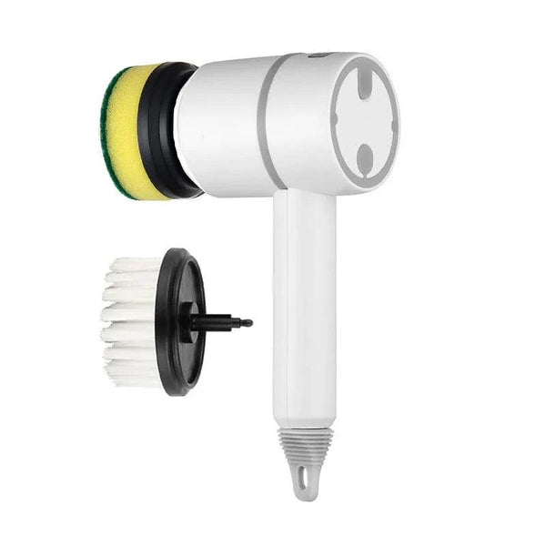 Multifunctional Electric Cleaning Brush with Scouring Pad Attachment - Gifts for You 'n Me