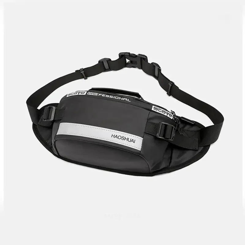 Multifunctional Outdoor Anti-Theft Waist Bag Men Fashionable Waterproof Fanny Pack Adjustable Belt Travel Bag
