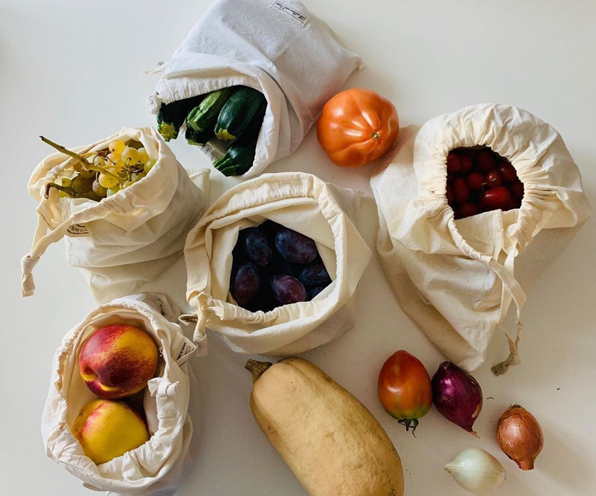 Muslin Bags - Cloth Produce Bags Drawstring