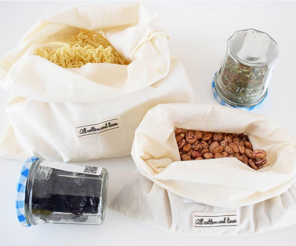Muslin Bags - Cloth Produce Bags Drawstring