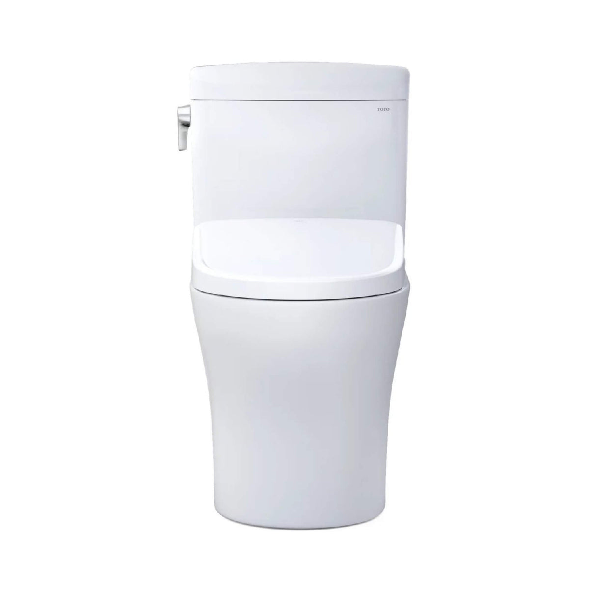 [MW4364736CEMFGN#01] TOTO Aquia IV Cube 1.28 GPF And 0.9 GPF Dynamax Tornado Flush Toilet With Washlet S7A Bidet Seat (SAK74285)