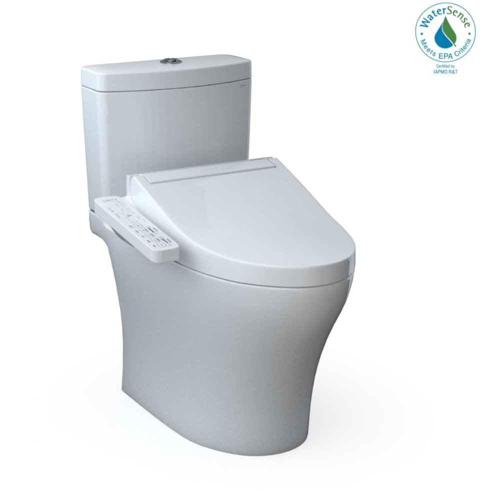 [MW4463074CEMFGN#01] TOTO Aquia IV Washlet C2 With 1.28 GPF and 0.9 GPF Universal Height Elongated Bidet Toilet (SAK10613)