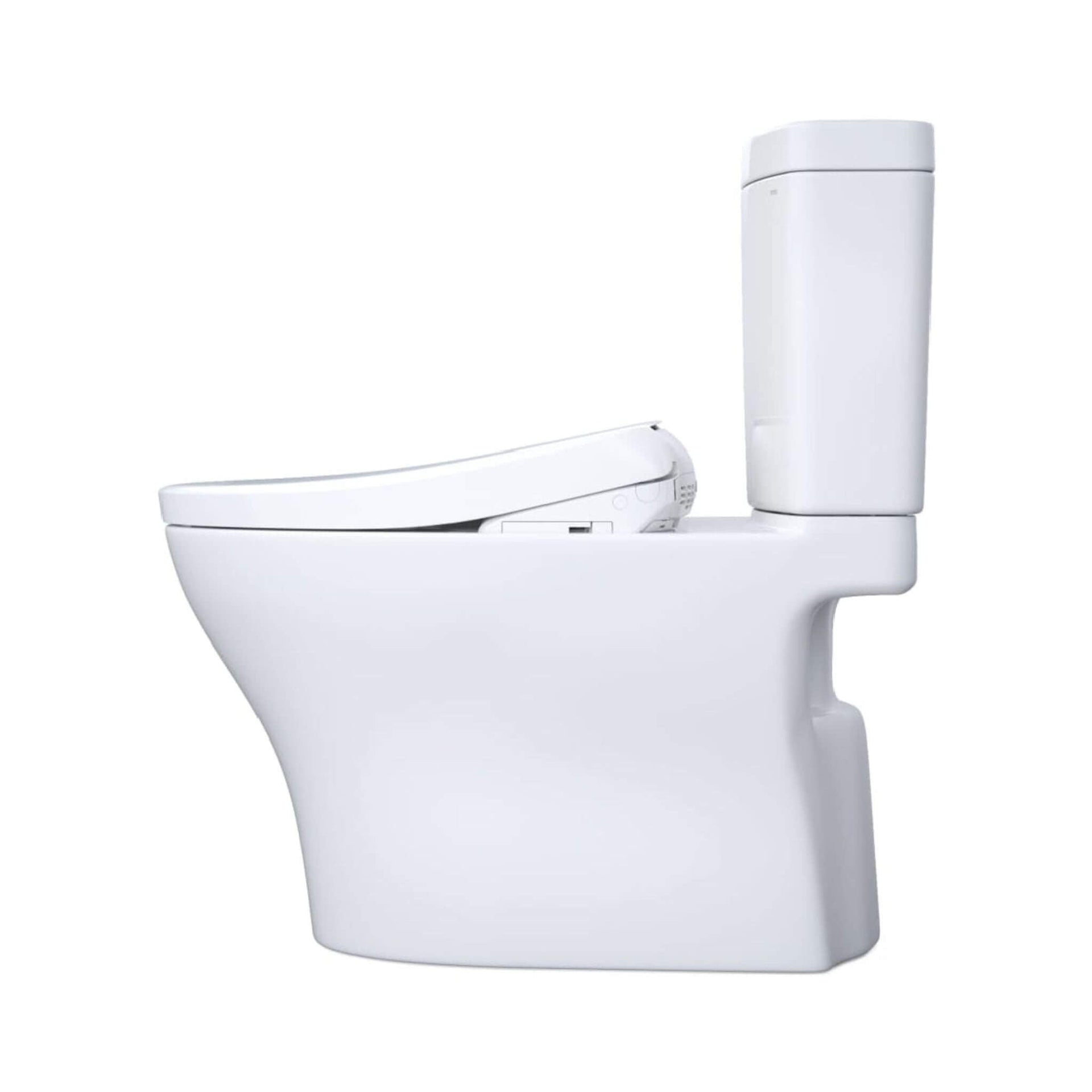 [MW4464736CEMFGN#01] TOTO Aquia IV Dual Flush Elongated Chair Height Toilet With Washlet S7A (SAK98062)