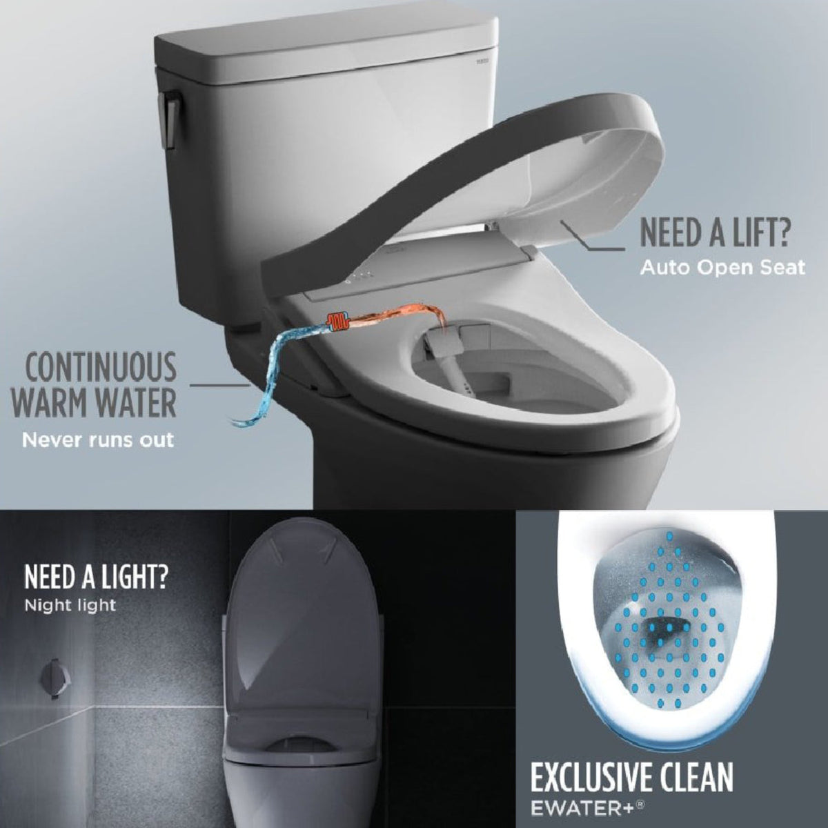 [MW7764726CEFG#01] TOTO Drake 1.28 GPF Electric Chair Height Toilet With Washlet S7 Heated Bidet Seat And Tornado Flush (SAK36508)