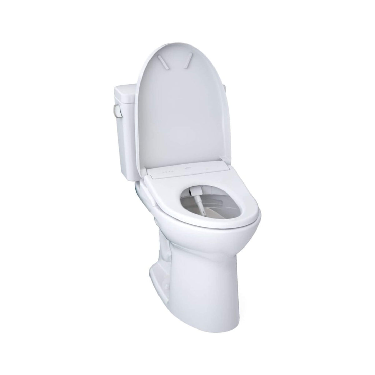 [MW7764726CEFG.10#01] TOTO Drake 1.28 GPF Universal Height Toilet With Washlet S7 Bidet Seat And 10