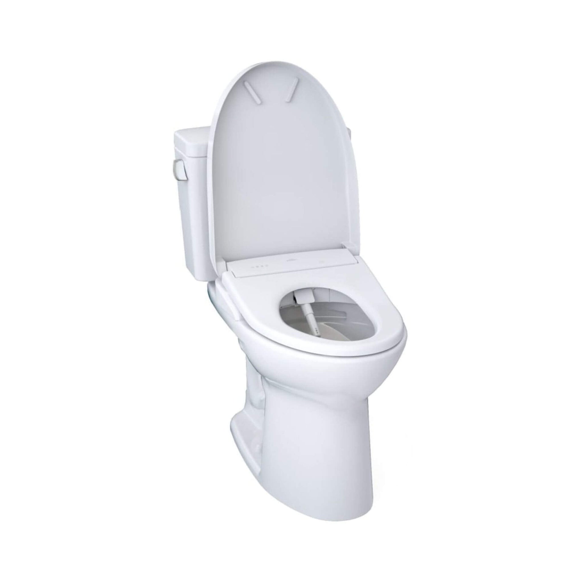 [MW7764736CEFG.10#01] TOTO Drake 1.28 GPF Universal Height Toilet With S7A Auto Open Bidet Seat And 10
