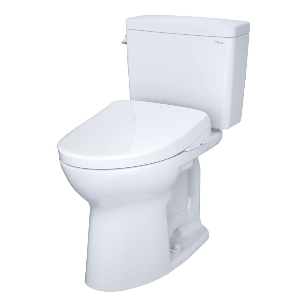 [MW7764736CSFG.10#01] TOTO Drake 1.6 GPF Elongated Chair Height Toilet With Washlet S7A And 10