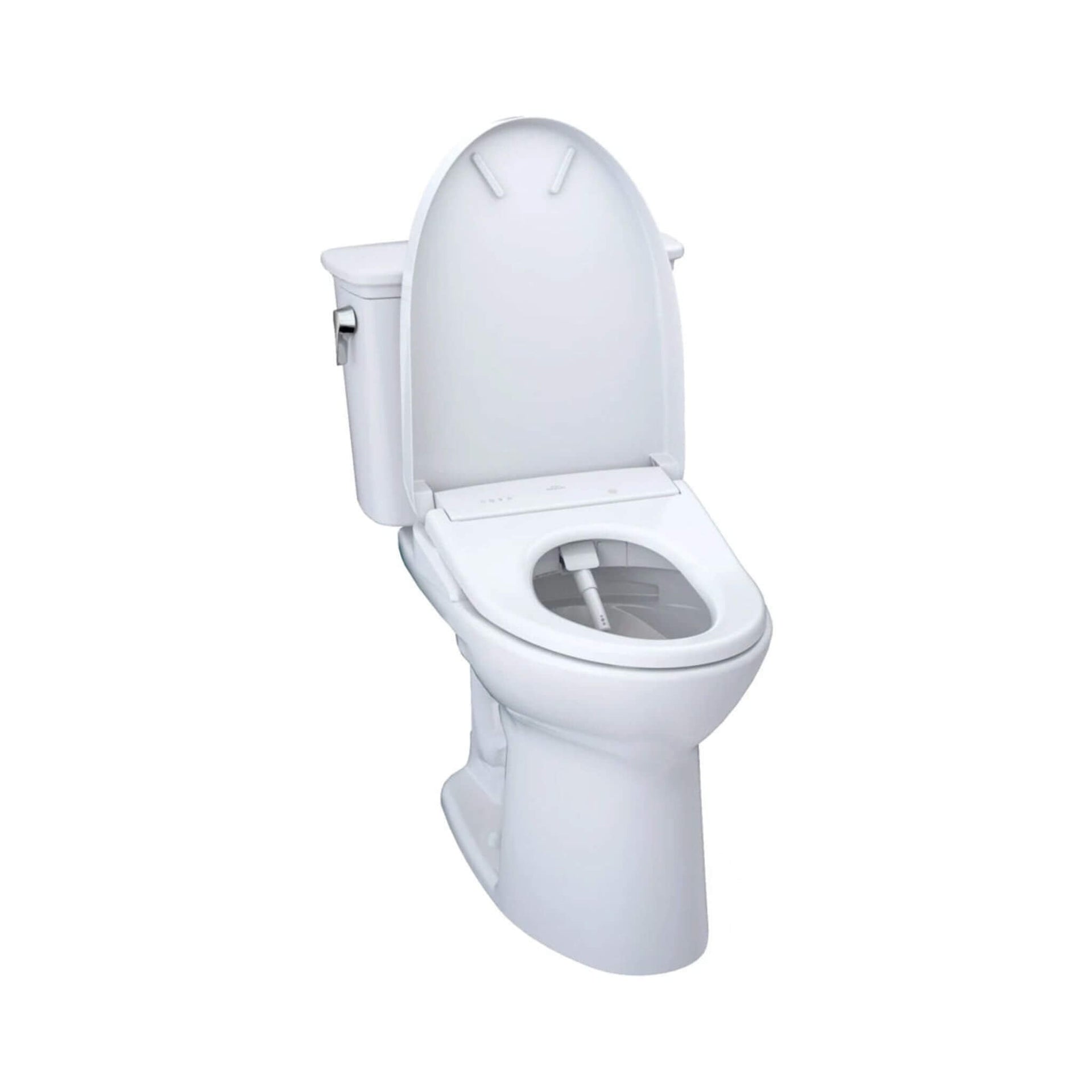 [MW7864726CEFG#01] TOTO Drake 1.28 GPF Elongated Chair Height Toilet Seat With Transitional Washlet S7 (SAK18215)