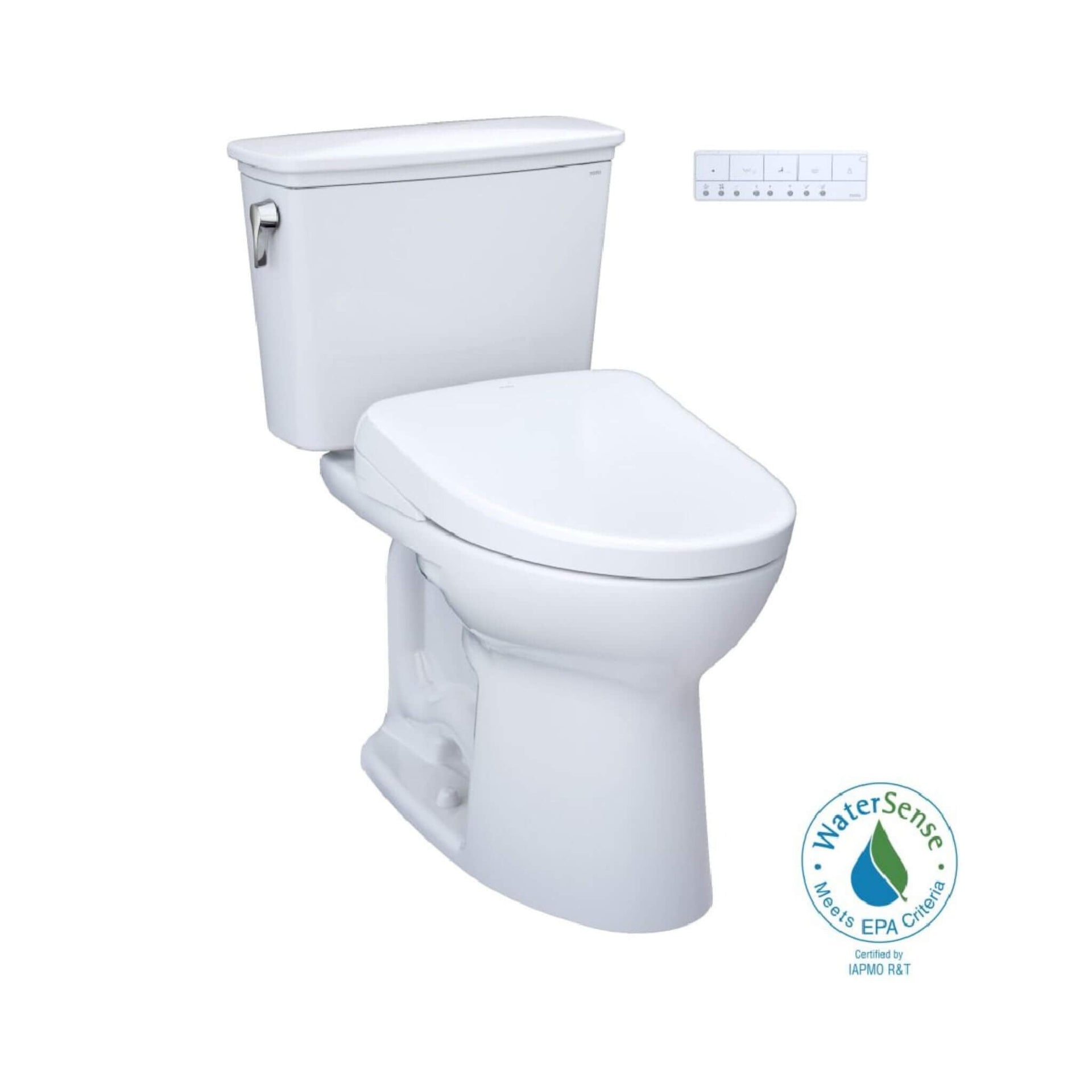 [MW7864726CEFG.10#01] TOTO Drake Elongated Chair Height Transitional Toilet With S7 Bidet Seat And 10