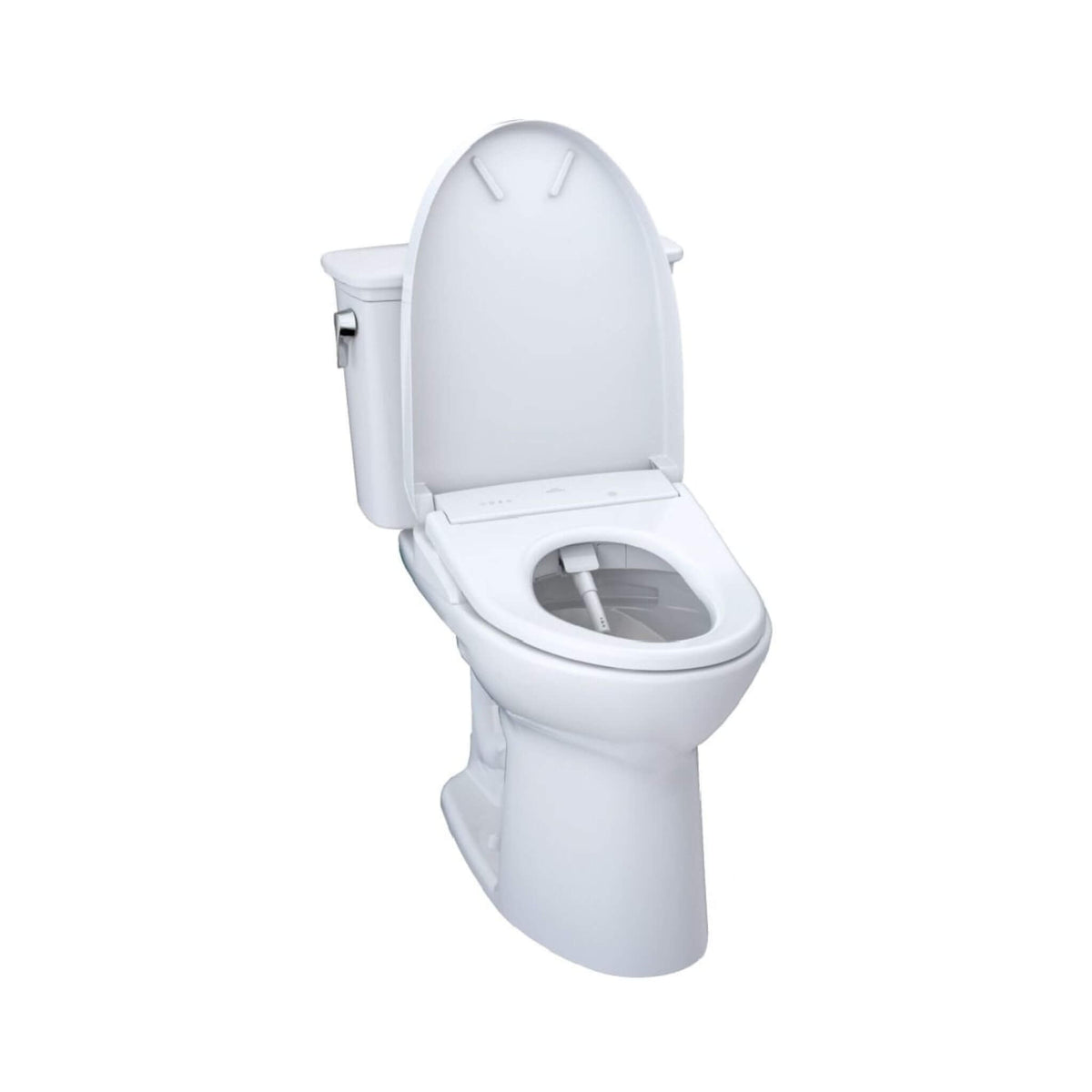 [MW7864726CEFG.10#01] TOTO Drake Elongated Chair Height Transitional Toilet With S7 Bidet Seat And 10