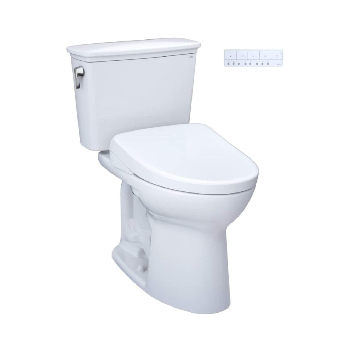 [MW7864726CEFG.10#01] TOTO Drake Elongated Chair Height Transitional Toilet With S7 Bidet Seat And 10