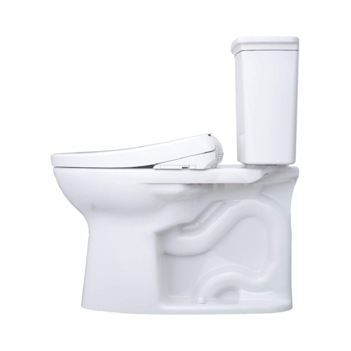 [MW7864726CEFG.10#01] TOTO Drake Elongated Chair Height Transitional Toilet With S7 Bidet Seat And 10