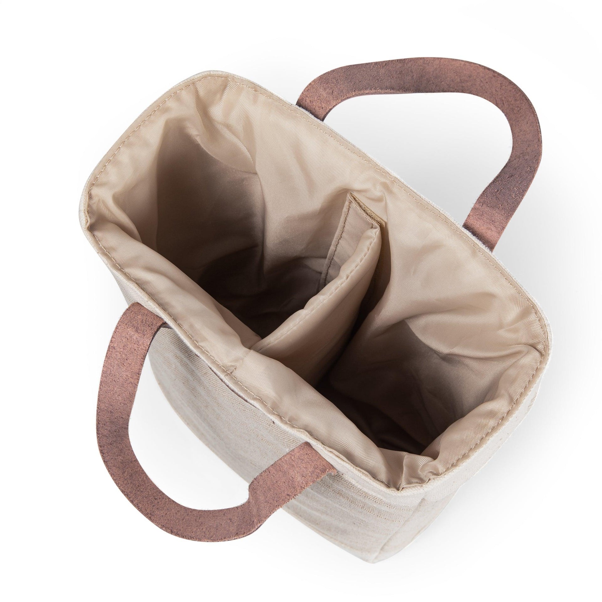 Anaheim Ducks - Pinot Jute 2 Bottle Insulated Wine Bag