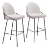 Jambi Barstool (Set of 2) Ivory