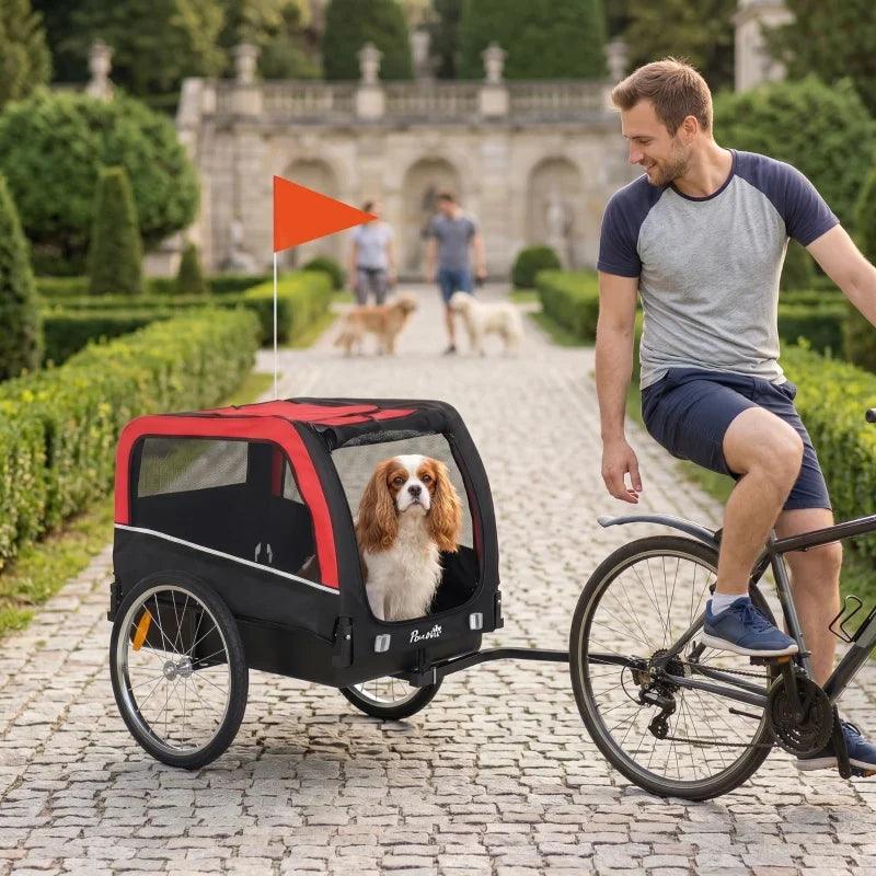 Dog Bike Trailer, Pet Cart Bicycle Carrier with 20