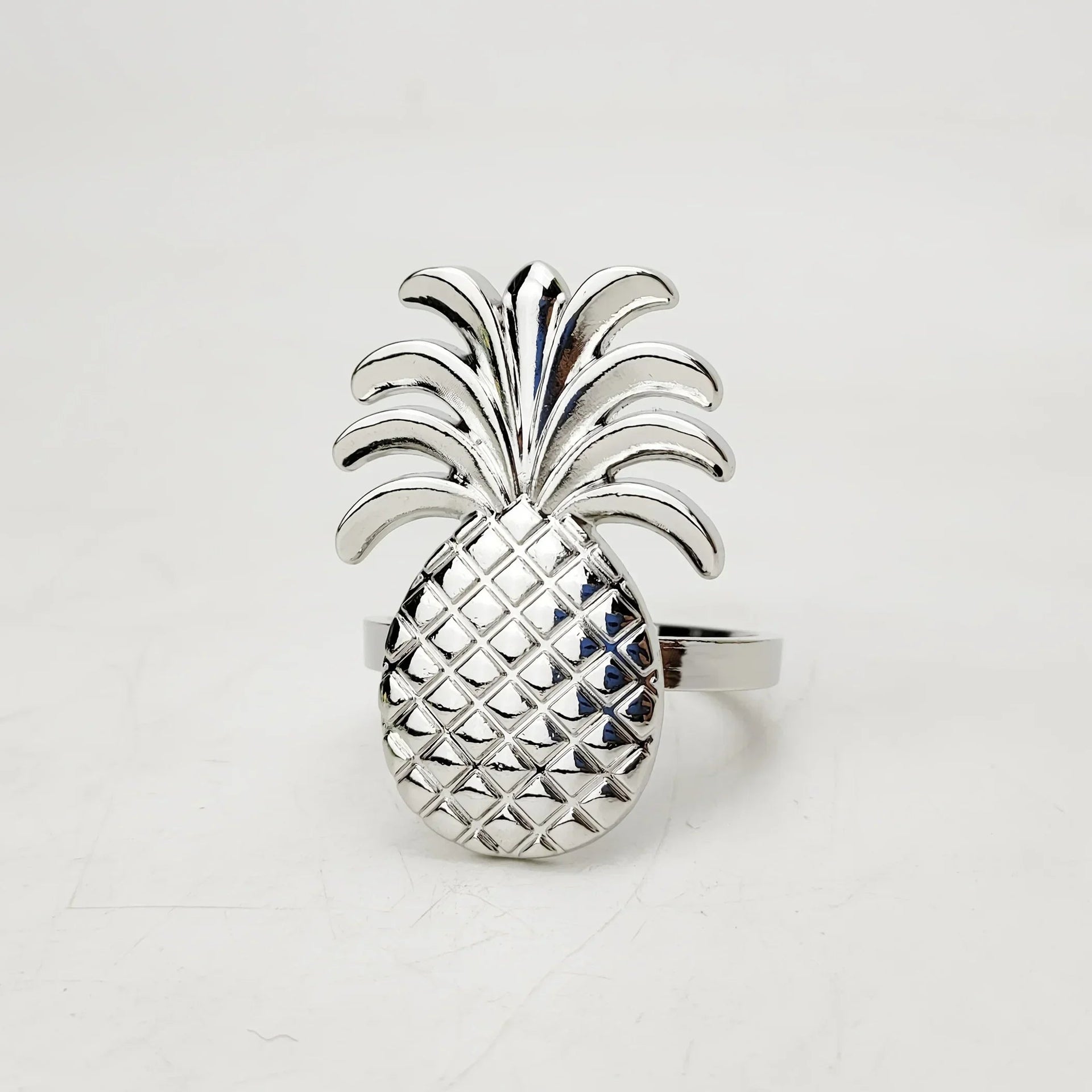 Napkin Rings - Golden Zinc Alloy Pineapple