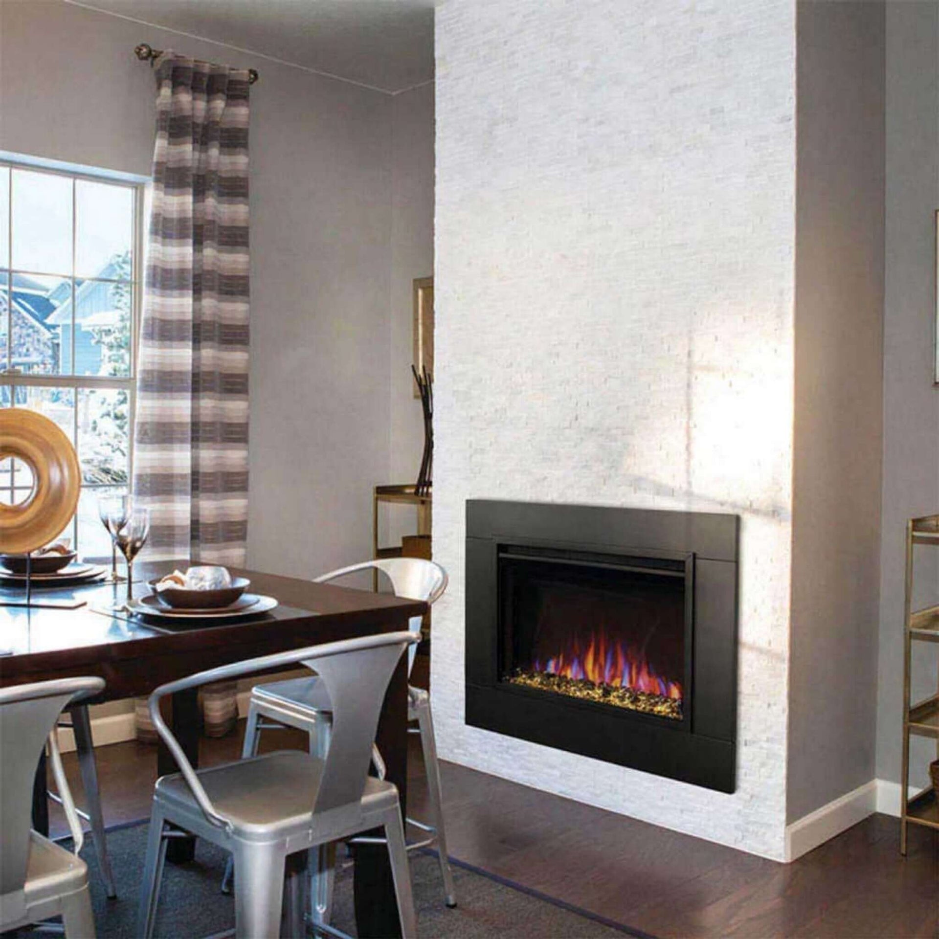Napoleon Cineview Self-Trimming Electric Fireplace Insert, 30