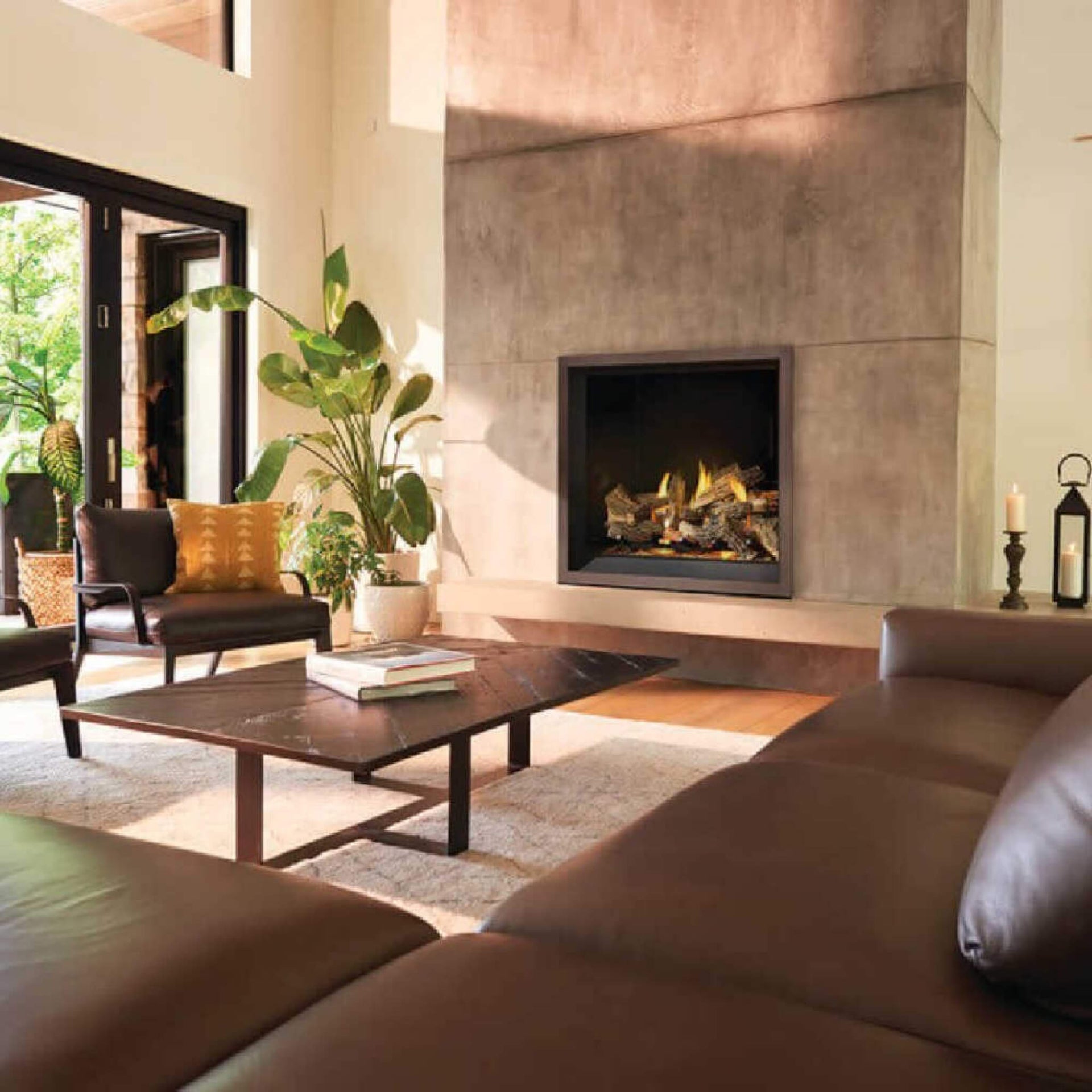 Napoleon Elevation X 42 Direct Vent Electronic Ignition Propane Gas Fireplace, 44