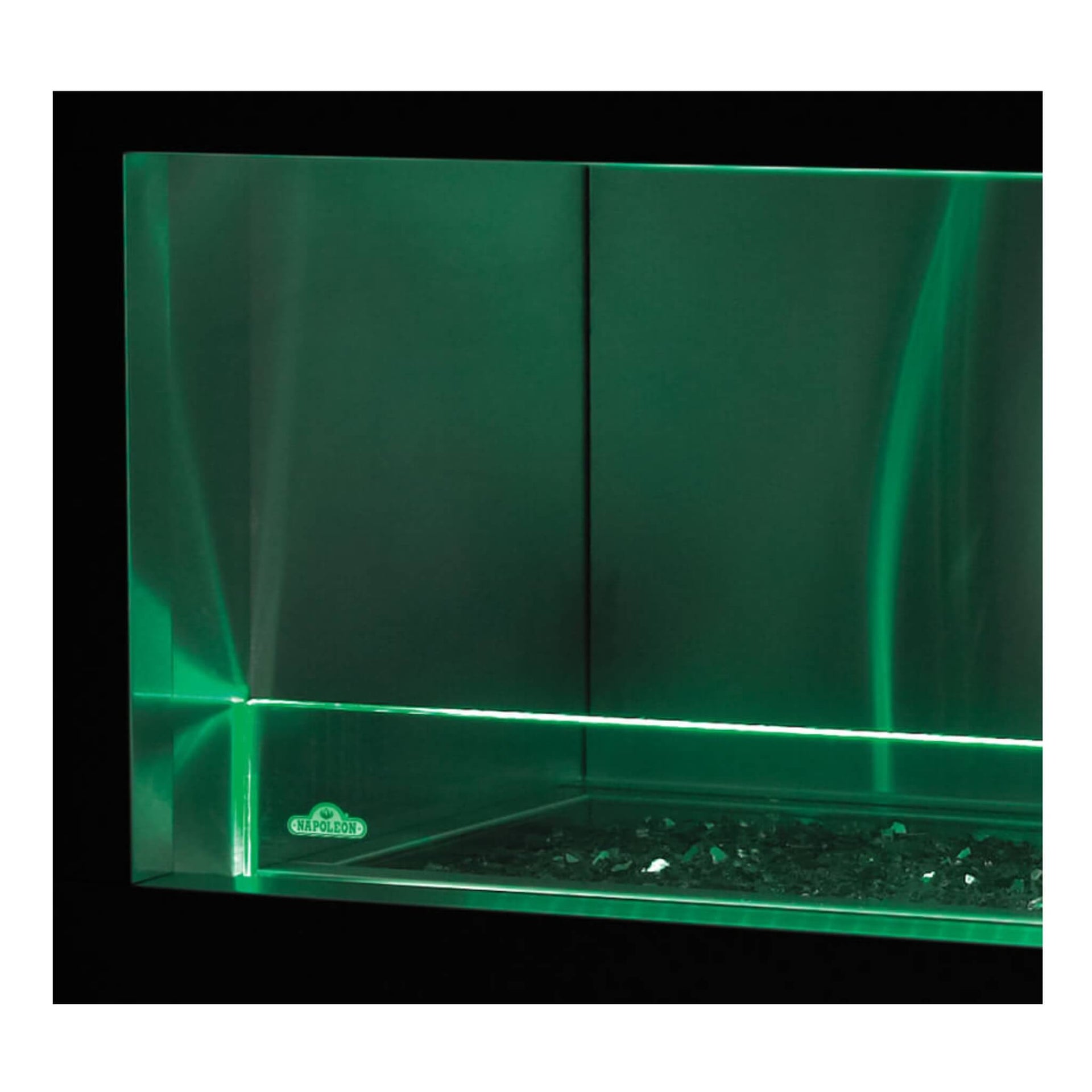 Napoleon Galaxy 48 Outdoor Linear See-Thru Electronic Start Natural Gas Fireplace, 50