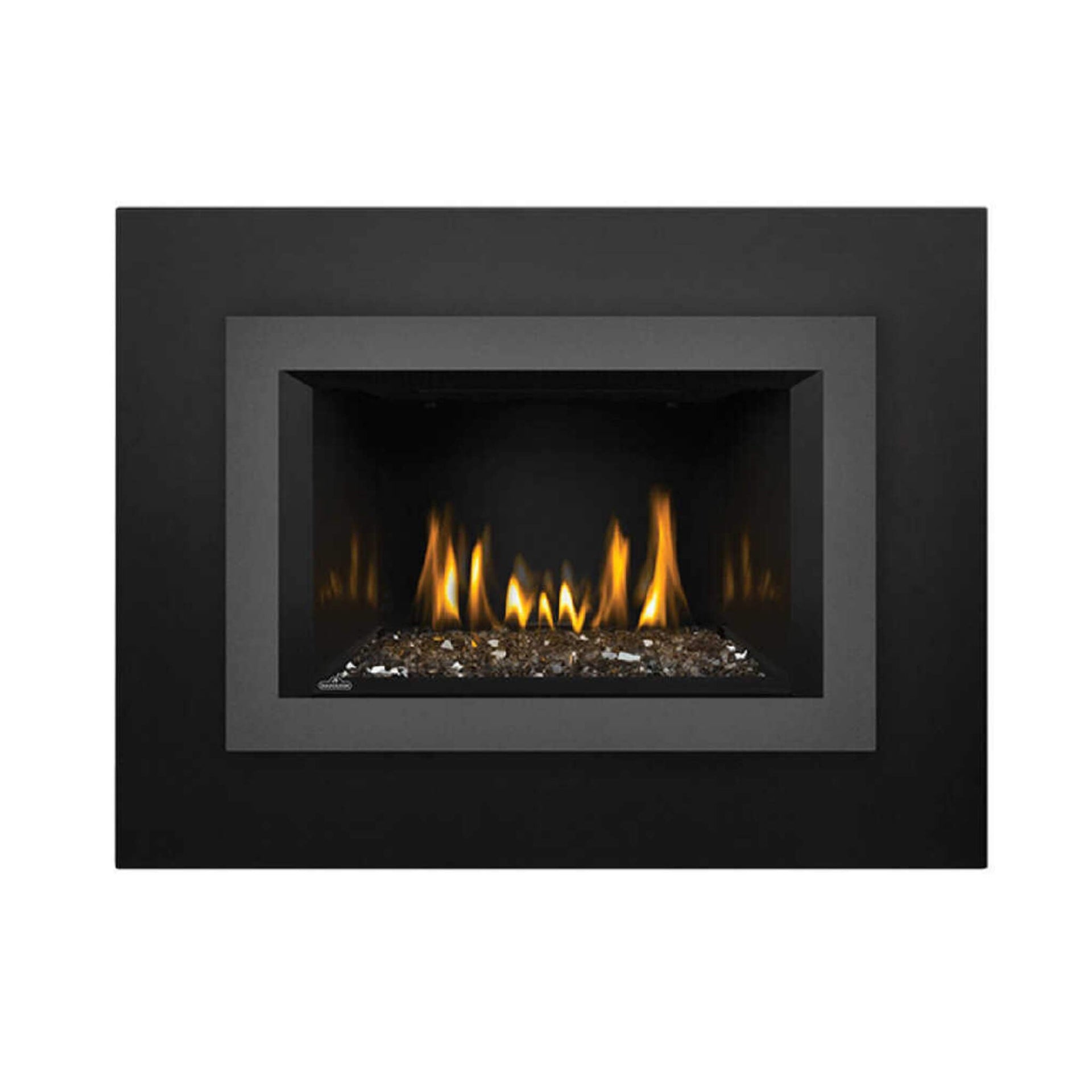 Napoleon Oakville 3 Glass Direct Vent Electronic Ignition Natural Gas Fireplace Insert, 28