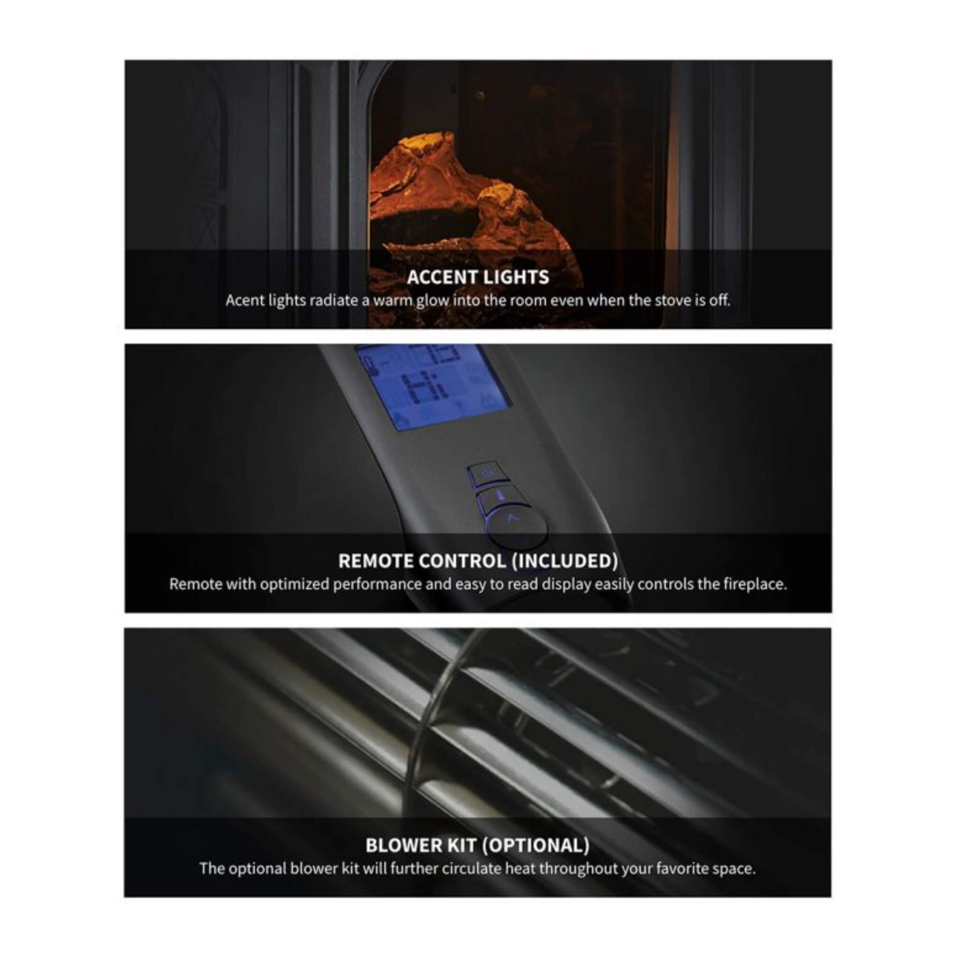 Napoleon Tall Linear Vector Direct Vent Natural Gas Fireplace With Remote Control [TLV50/62/74N] (SAK58256)