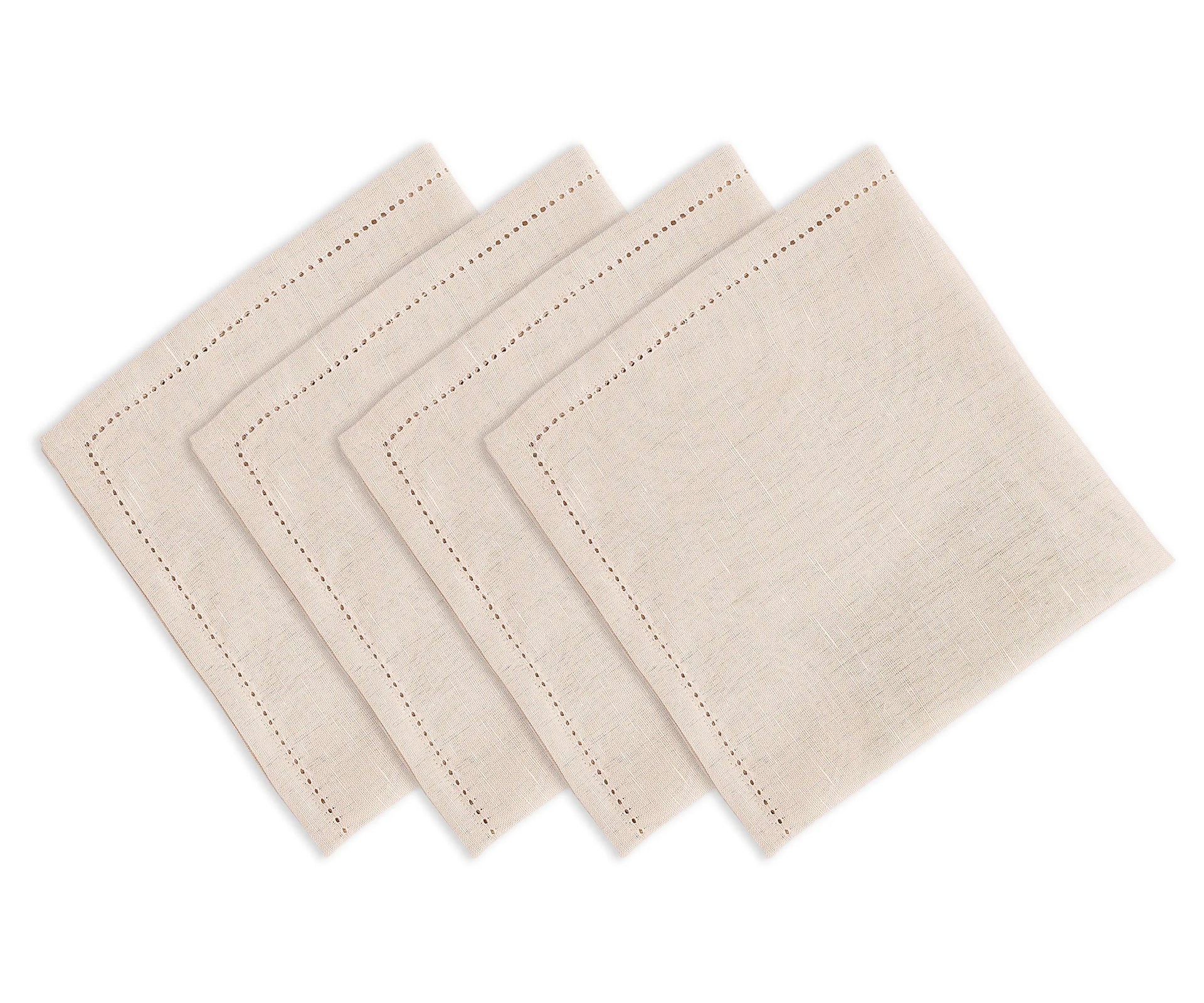 Cotton Linen Hemstitched Napkins