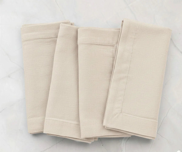 Plain Cloth Napkins - Cotton Linen Napkins