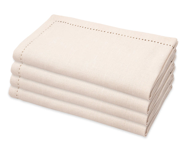 Cotton Linen Hemstitched Napkins