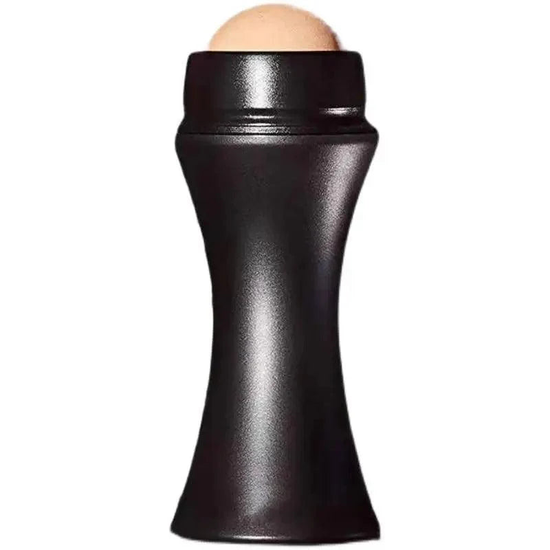 Natural Reusable Oil Resistant Facial Tool Roller Oil Control Rolling Stone Women Makeup Face Skin Care Tool Facial Cleaning Oil Absorption Roller On Ball Suitable for Traveling At Home Or Going Conduct For Facial Massage