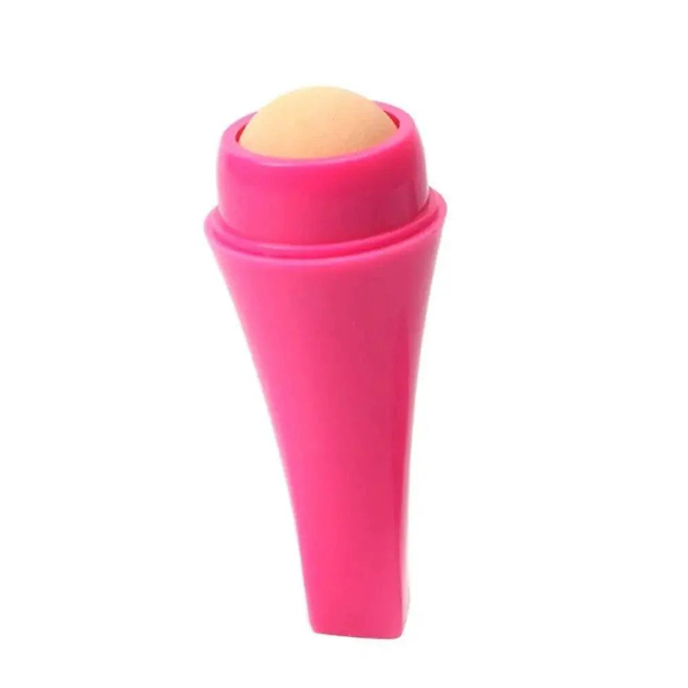 Natural Reusable Oil Resistant Facial Tool Roller Oil Control Rolling Stone Women Makeup Face Skin Care Tool Facial Cleaning Oil Absorption Roller On Ball Suitable for Traveling At Home Or Going Conduct For Facial Massage