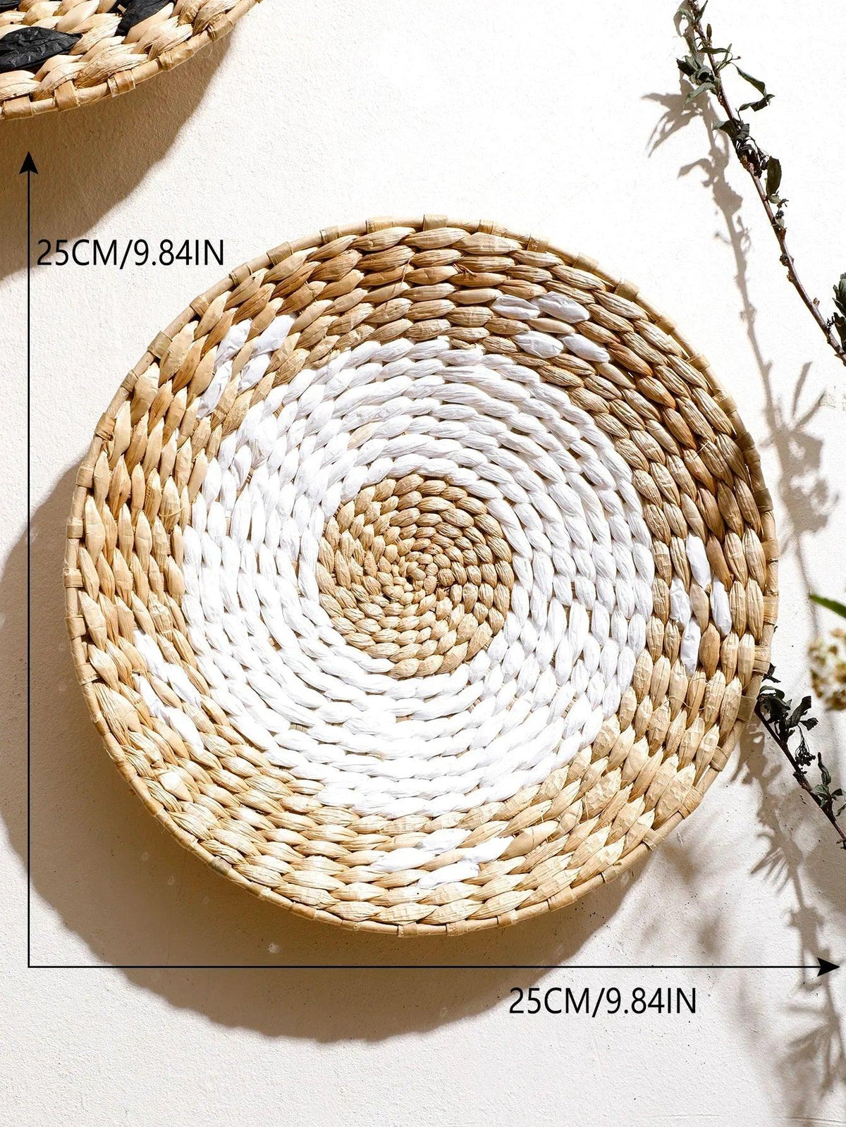 Natural Seagrass Handmade Wall Decor with Organic Texture