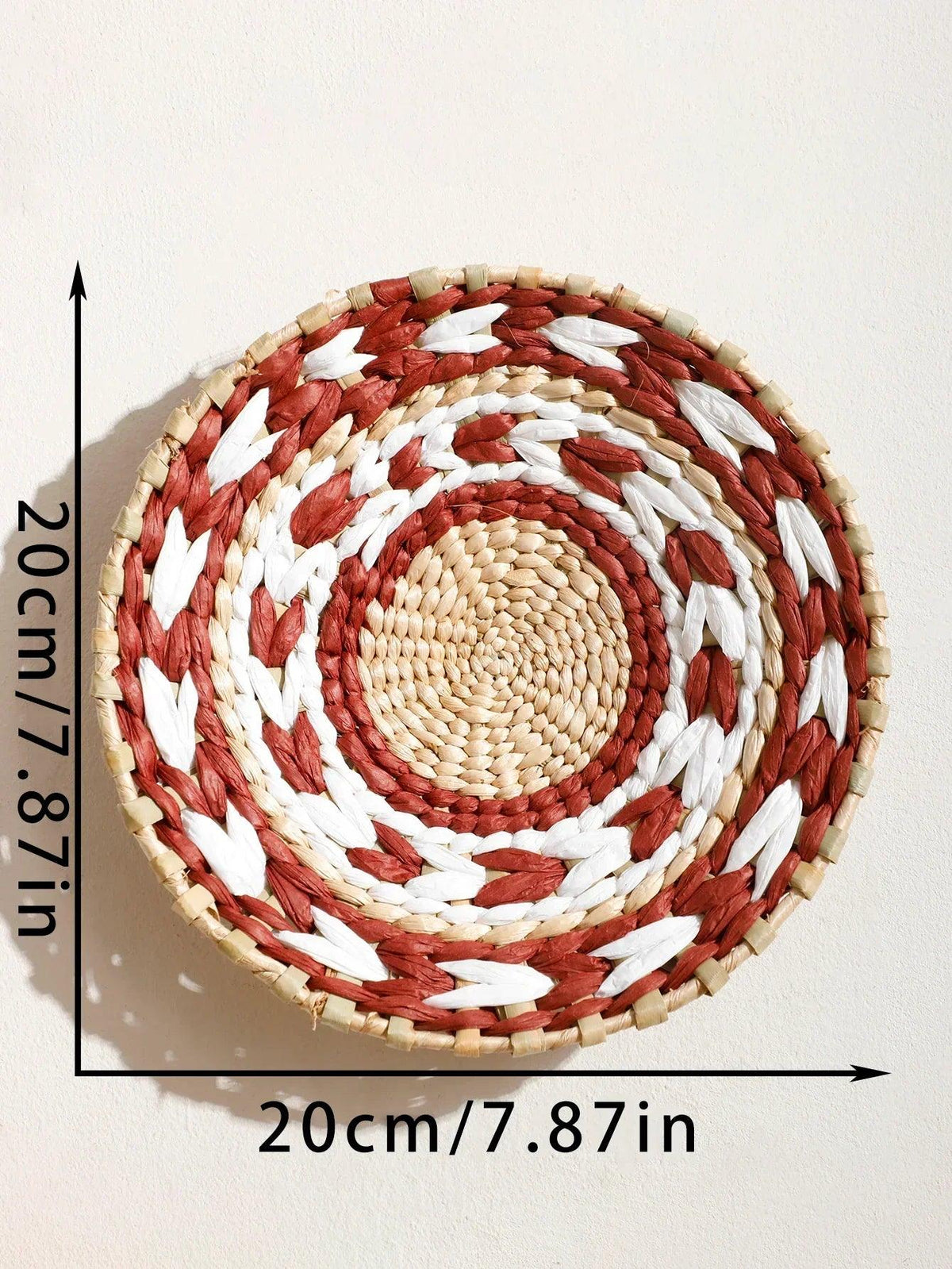 Natural Seagrass Handmade Wall Decor with Organic Texture