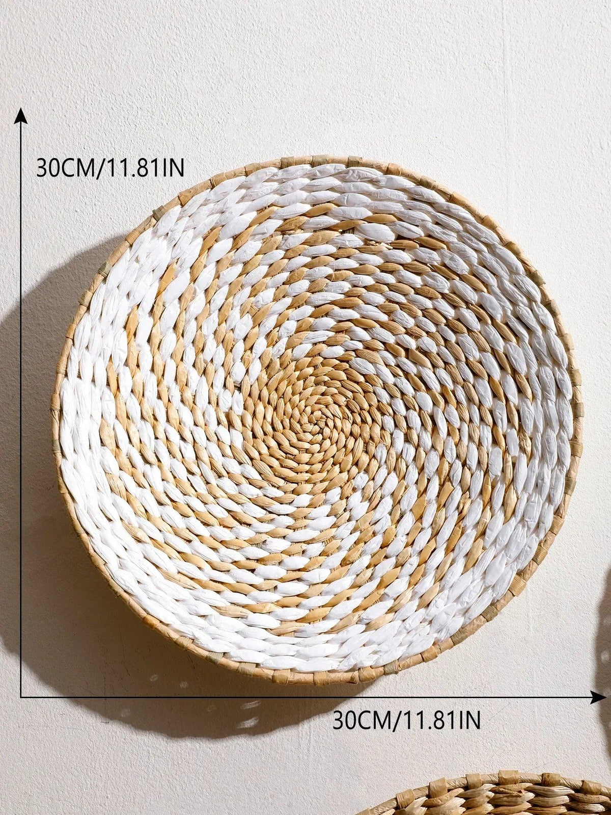Natural Seagrass Handmade Wall Decor with Organic Texture