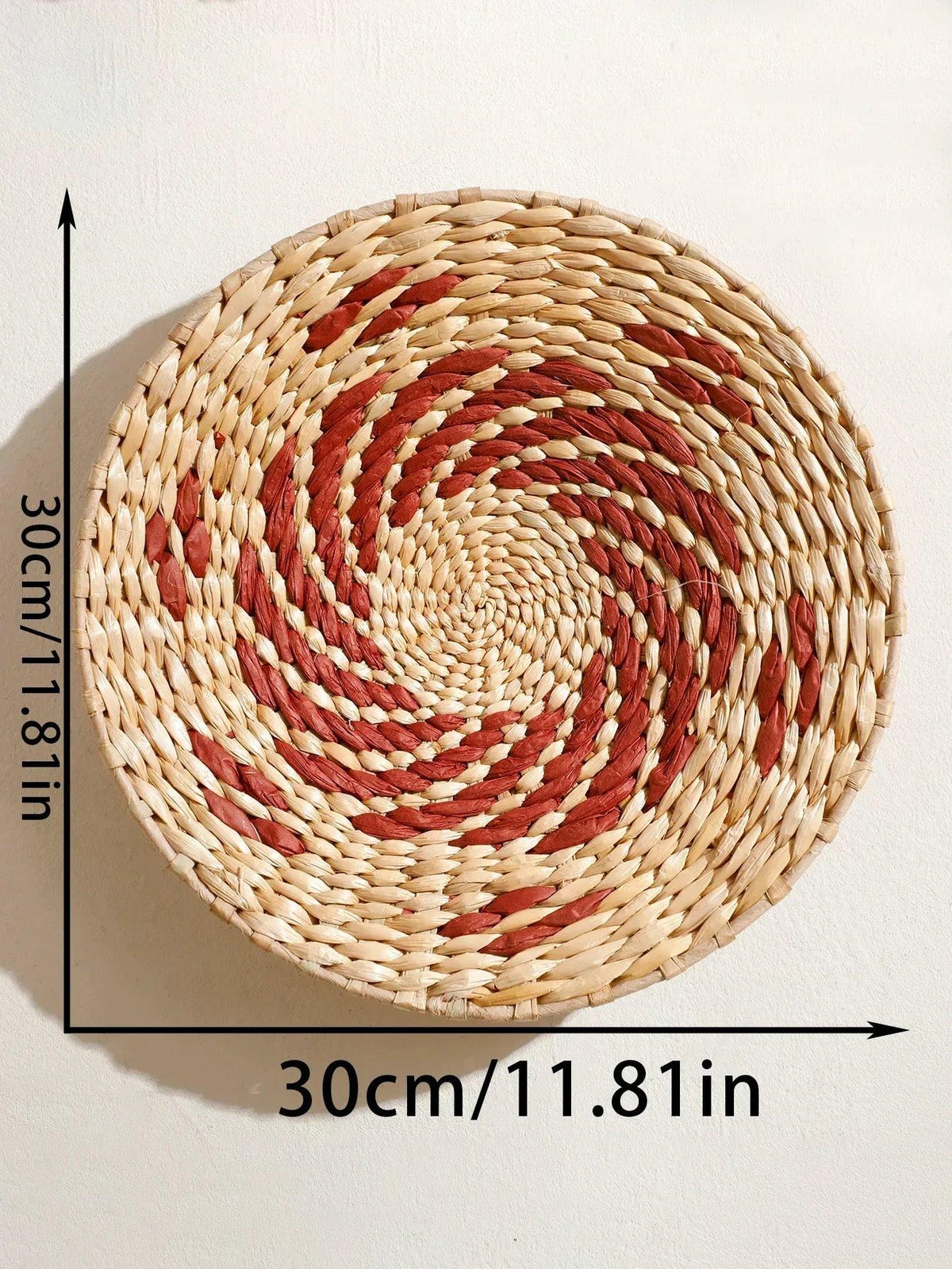 Natural Seagrass Handmade Wall Decor with Organic Texture