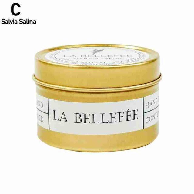 Natural Soy Wax Scented Tin Candle Aromatherapy Candles Scented Candles Gift Set for Women Soy Candle Portable Travel Tin Candles For Stress Relief Wedding Gift Festival Party Home Decoration Scented Soy Candles