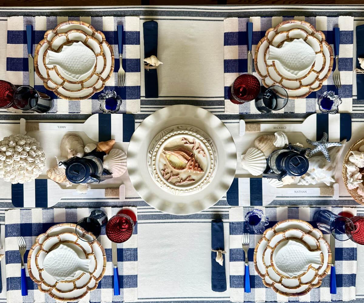 Rectangle Placemats - Checkered Placemats