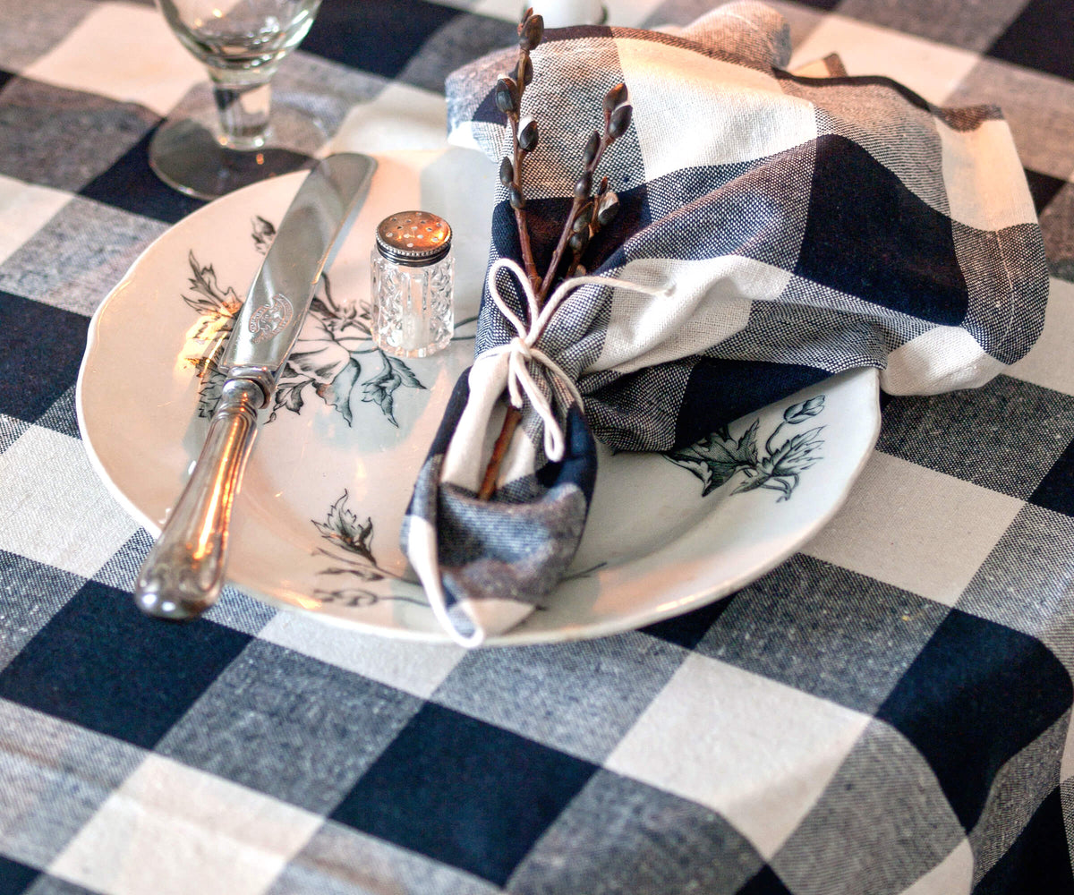Cotton Tablecloths - Plaid Cloth Tablecloths