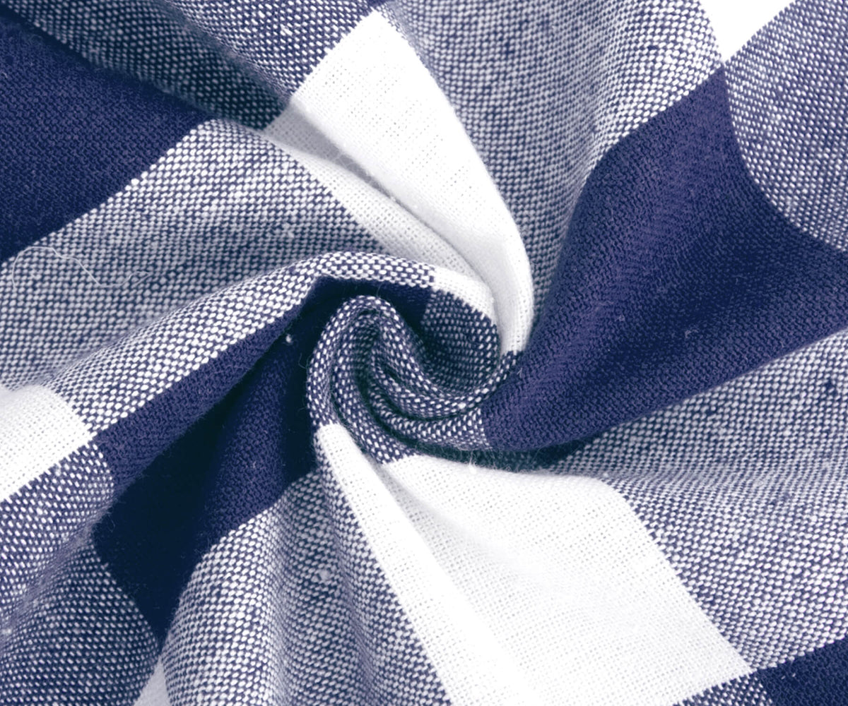 Navy Blue Round Tablecloth
