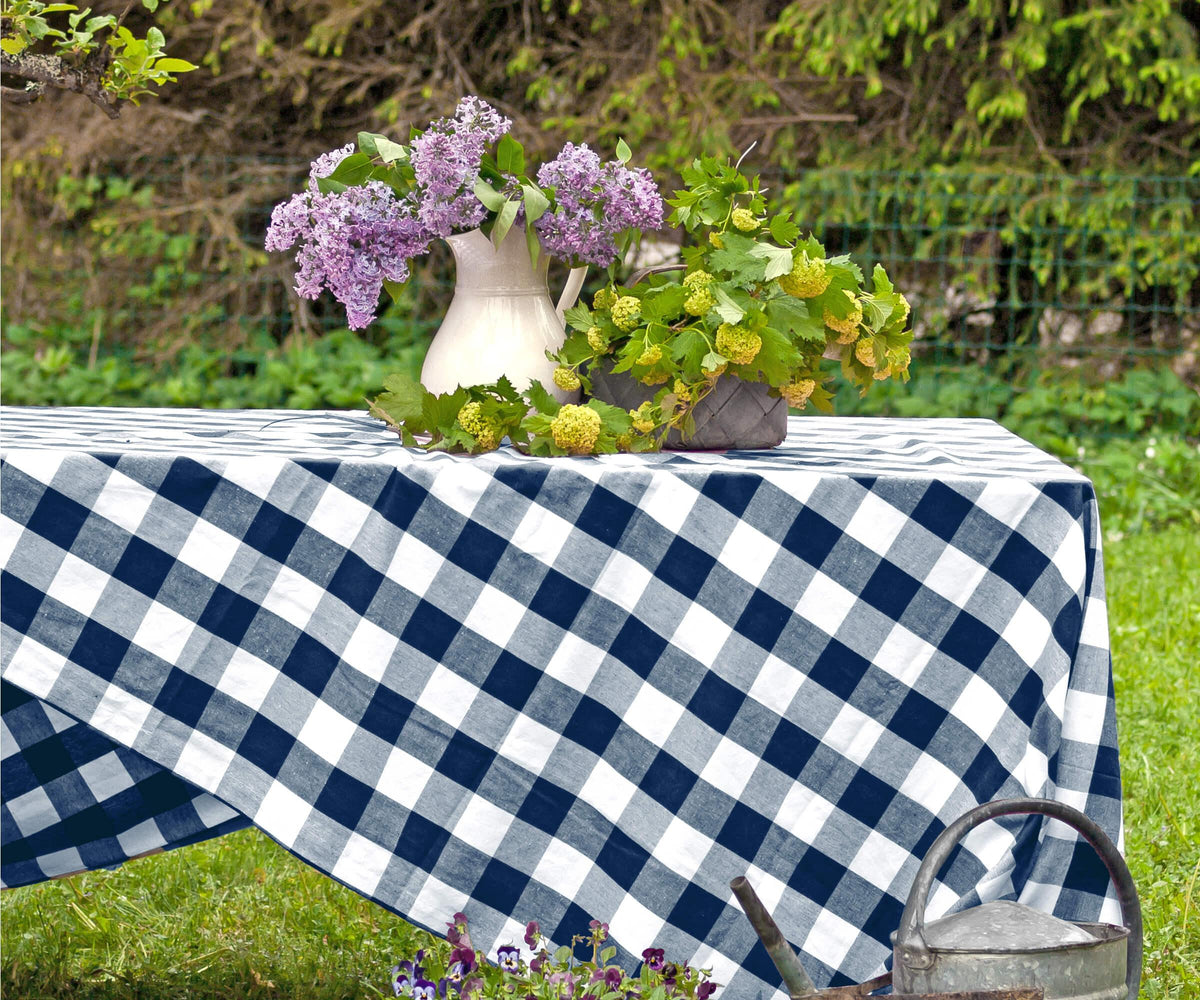 Cotton Tablecloths - Plaid Cloth Tablecloths