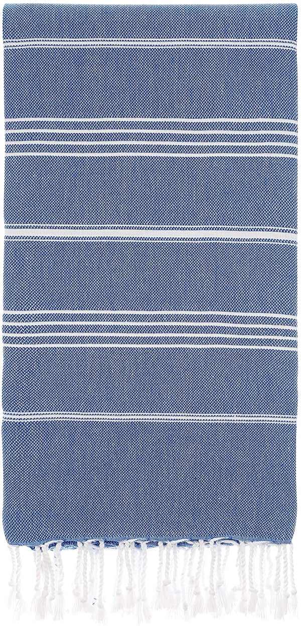 Monaco Turkish Cotton Hand Towel – Lightweight Quick Dry Bathroom, Kitchen & Travel Towel, Luxury Organic Turkish Towel