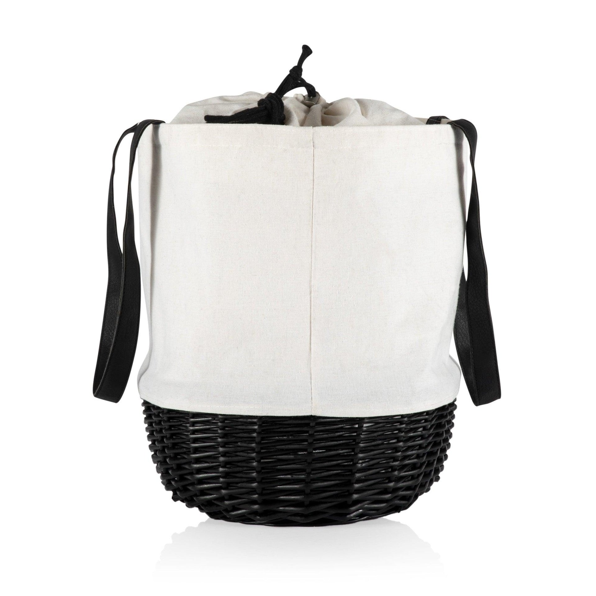 Coronado Canvas and Willow Basket Tote