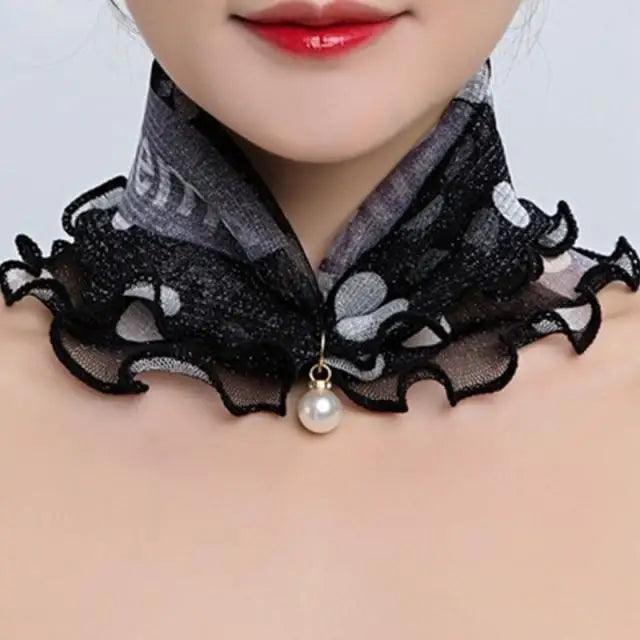 Neck Collars Fashion Scarves for Women And Girls Print Satin Silk Scarf Female Bandana Head Bib Scarfs For Ladies