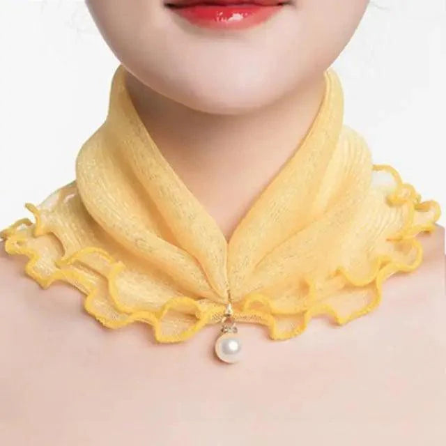 Neck Collars Fashion Scarves for Women And Girls Print Satin Silk Scarf Female Bandana Head Bib Scarfs For Ladies