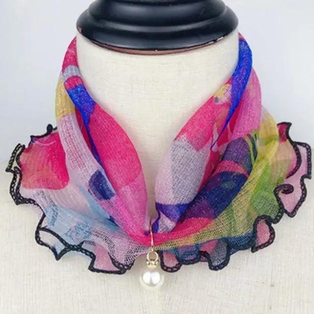 Neck Collars Fashion Scarves for Women And Girls Print Satin Silk Scarf Female Bandana Head Bib Scarfs For Ladies