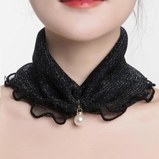 Neck Collars Fashion Scarves for Women And Girls Print Satin Silk Scarf Female Bandana Head Bib Scarfs For Ladies