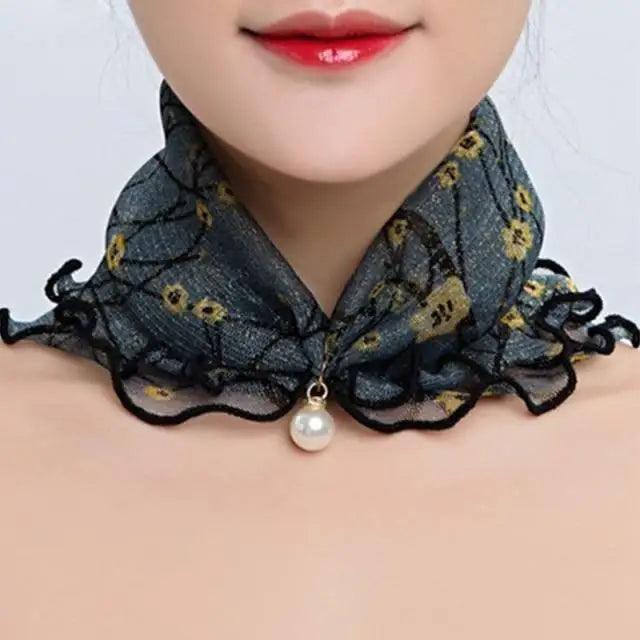 Neck Collars Fashion Scarves for Women And Girls Print Satin Silk Scarf Female Bandana Head Bib Scarfs For Ladies