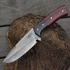 Nemesis Damascus Camping Knife 10
