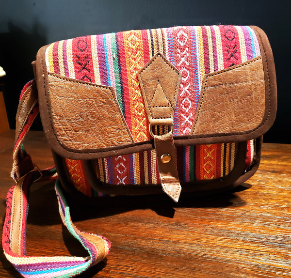 Red Shoulder Bag from Nepal