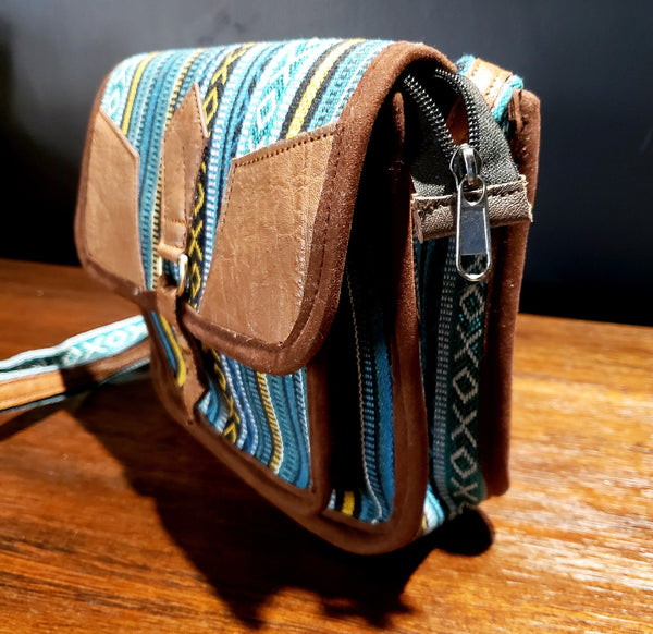 Turquoise Shoulder Bag from Nepal